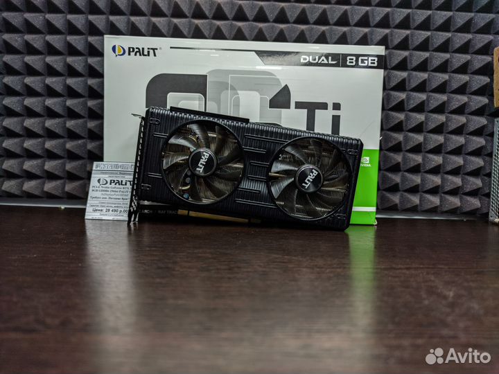 Видеокарта palit dual Nvidia GeForce RTX 3060Ti