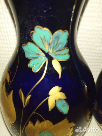 Вазочки кобальт СССР