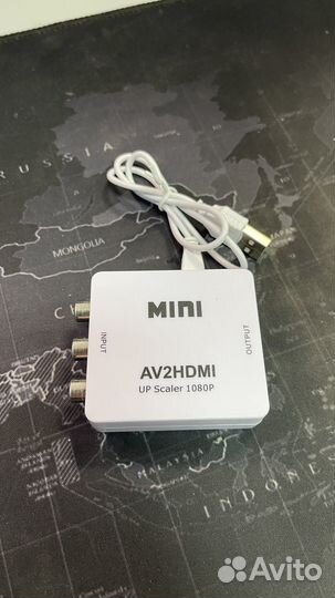 Переходник AV RCA - hdmi cvsb для телевизора
