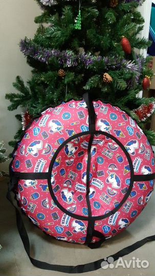 Тюбинг Санки надувные принт 95 акц