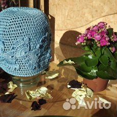 Шапочки и банданы, береты вязанные крючком