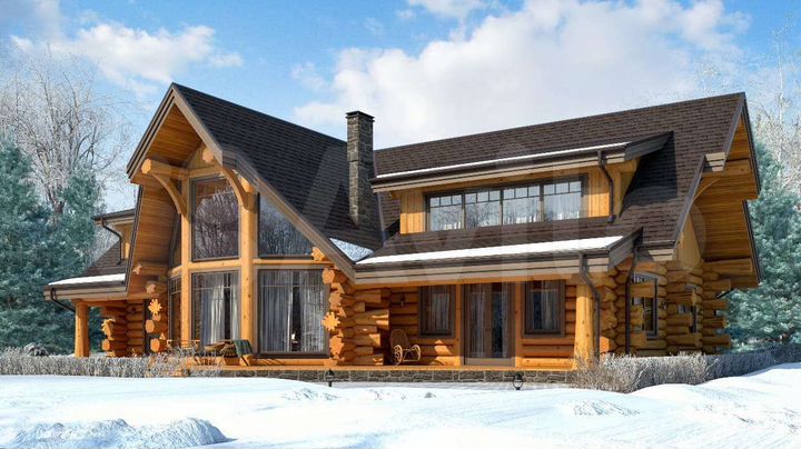 Дом 316,9 м² на участке 15 сот.