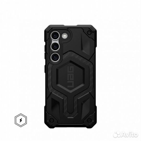 Чехол UAG Monarch Pro для Samsung S23 карбон