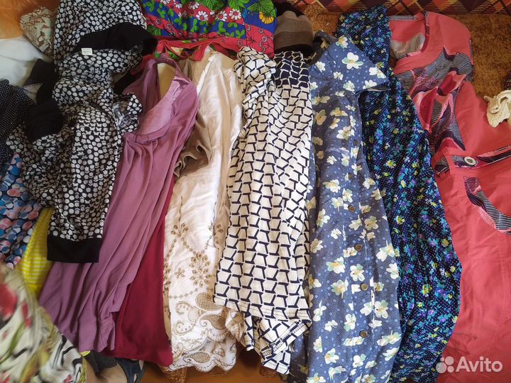 Блузка женская разные размеры, халаты, футболки