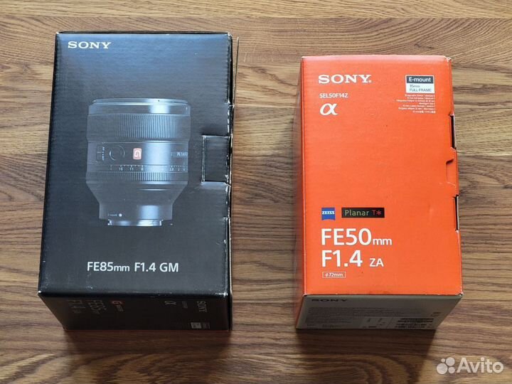 Объектив sony e 50mm 1.4 zeiss 85gm