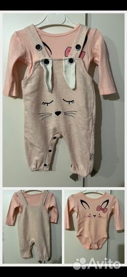 Вещи на девочку 68-74-80 (6-9 мес)