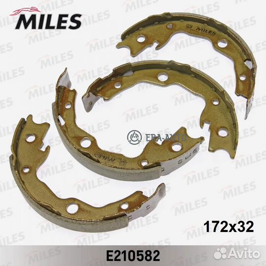 Miles E210582 Колодки стояночного тормоза nissan j