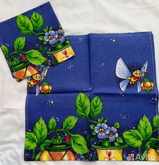 Кухонные полотенца вафельные