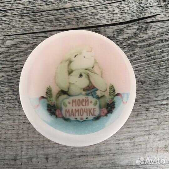 Мыло с любой картинкой или вашим логотипом