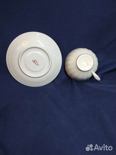 Чайная пара фарфор Дулево