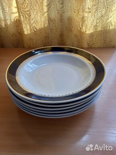 Набор тарелок Кобальт новые