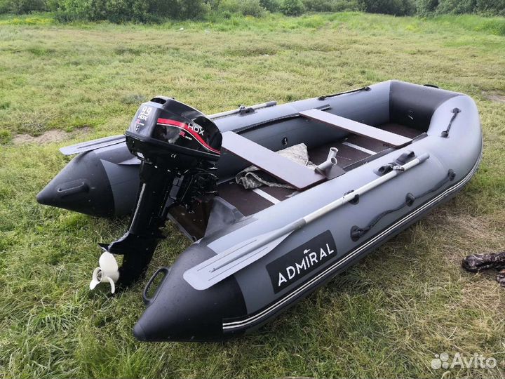Надувная лодка пвх с мотором 9.9(15)лс