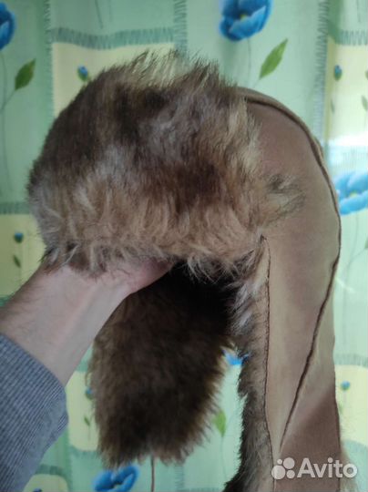 Шапка ушанка унисекс, натуральная