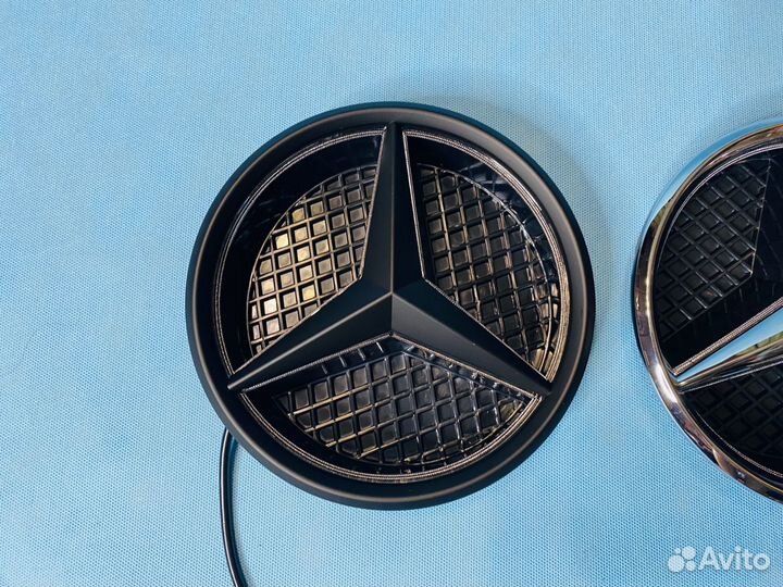 Эмблема с подсветкой Mercedes W205 W117 W212 W176