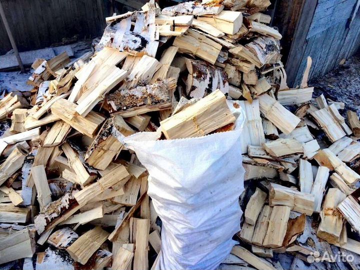 Продам уголь, дрова в мешках