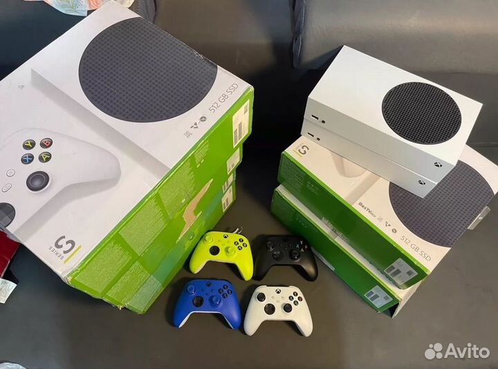 Xbox series s (новый) + 500 игр
