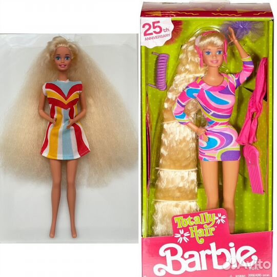 Кукла барби кен totally hair 25th anniversary 2017