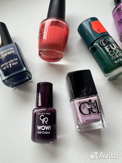 Лак для ногтей пакетом