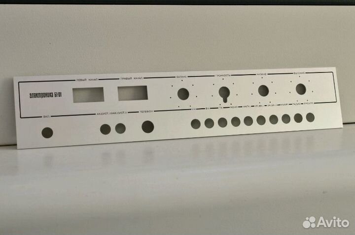 Панель на усилитель Электроника Б1-01 в экспортном