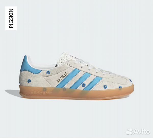 Кеды Adidas gazelle indoor floral