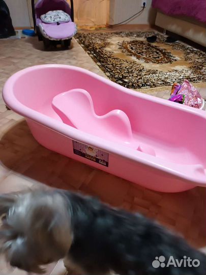 Ванночка для купания с горкой