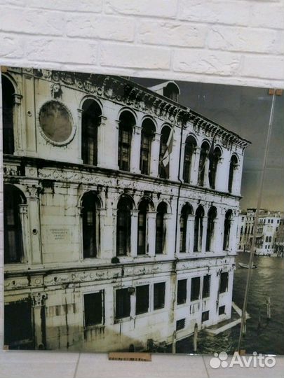 Фотопечать на стекле. Венеция. Двери купе