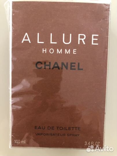 Туалетная вода chanel allure homme 1999