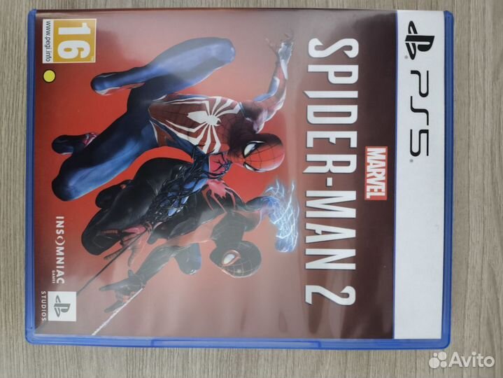 Диски на ps5 spider man 2