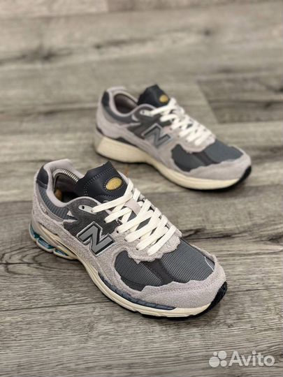 New balance 2002r grey сетка 41-42 мужские