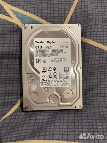 Жесткий диск hdd Western Digital Ultrastar 8 TB