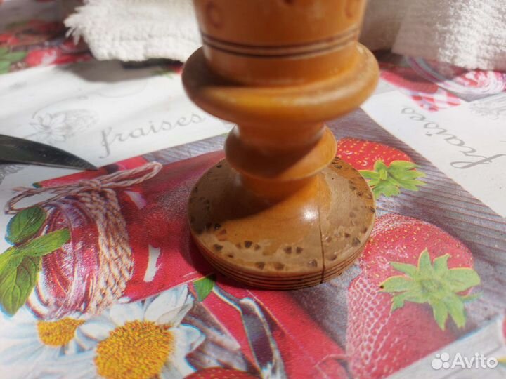 Рюмка деревянная СССР