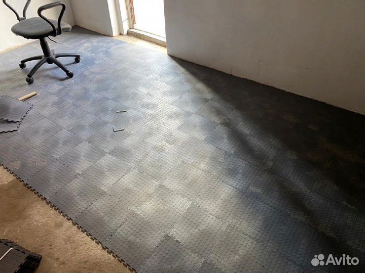 Резиновая плитка для гаража на пол цена