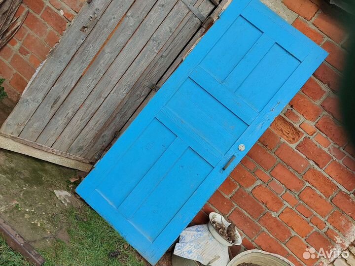 Дверь входная деревянная бу