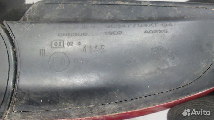 Зеркало боковое Peugeot 307, 2002