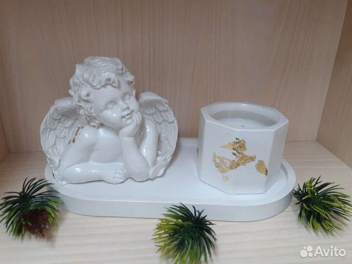 Гипсовый набор Ангел в подарочном оформлении