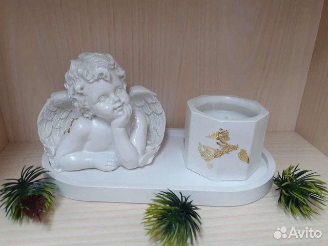 Гипсовый набор Ангел в подарочном оформлении