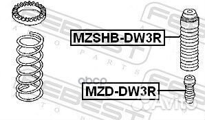 Пыльник амортизатора зад прав/лев mzshbdw3R