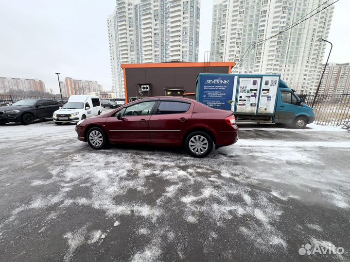 Peugeot 407 2.0 AT, 2008, битый, 300 000 км