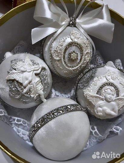 Елочные шары ручной работы