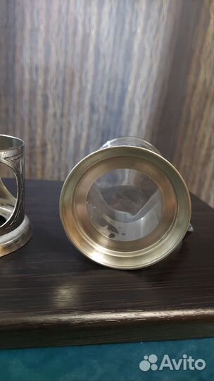 Подстаканники,один еще советский.СССР