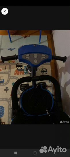 Детский велосипед с родительской ручкой