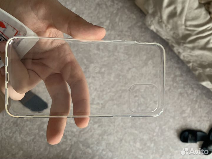 Чехол на iPhone 11 pro max прозрачный