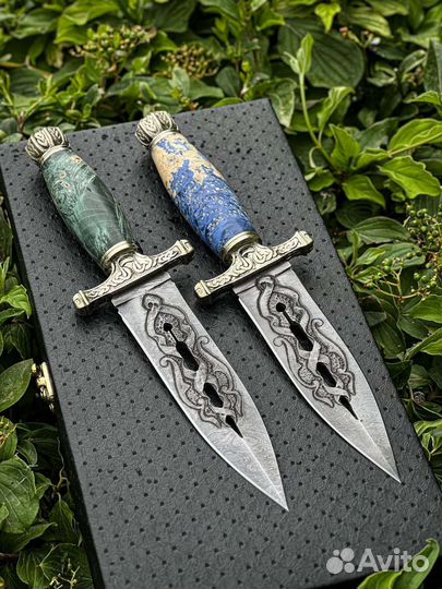 Нож из дамасской стали