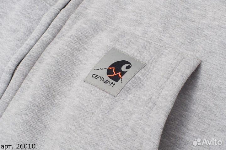 Зип-худи Carhartt WIP 2 серое