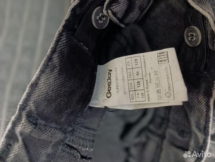 Джинсы для девочки 128