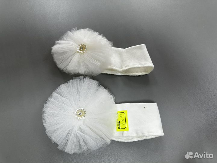 Понамы и Повязка на голову для девочки