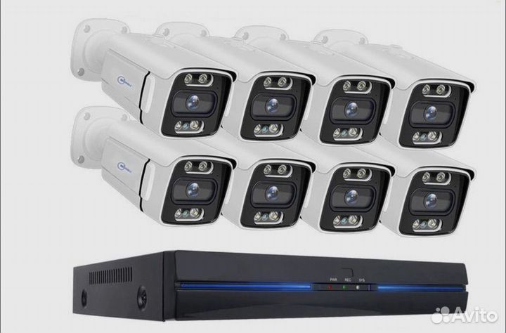 Комплект видеонаблюдения 5 мп новый