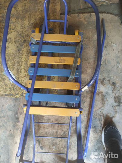 Детские санки с колесами