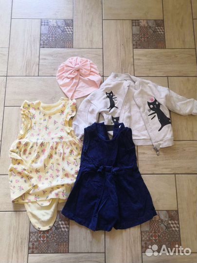 Одежда для девочки 74 размер пакетом