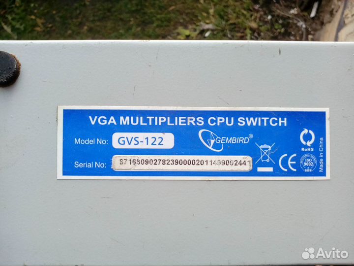 VGA разветвитель Cablexpert GVS122